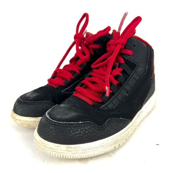 Nike Michael Jordan boys shoes size 11C 820242-001 Black/Red - Picture 1 of 8